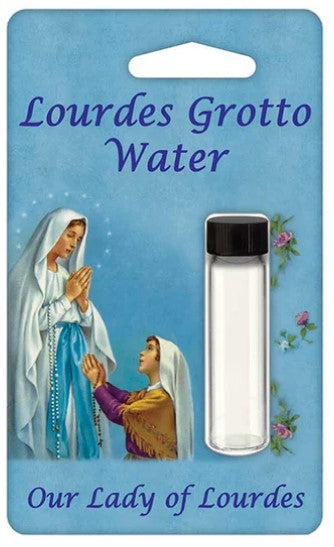 Lourdes Grotto Water with Prayer Card - NOT BLESSED