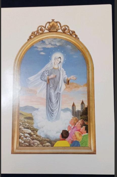 O L OF MEDJUGORJE & CHILDREN  PRINT