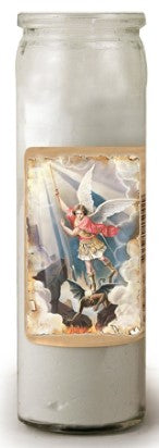 ST MICHAEL 3-DAY CANDLE 8.25"