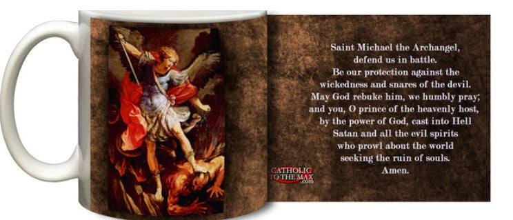 MUG - ST MICHAEL IMAGE & PRAYER