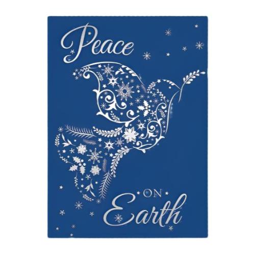 CHRISTMAS CARD - PEACE ON EARTH - SET OF 5