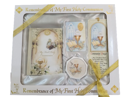 First Communion 4-Piece Set - Neutral - English