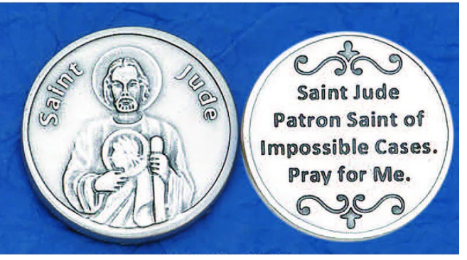 ST JUDE PRAYER POCKET TOKEN