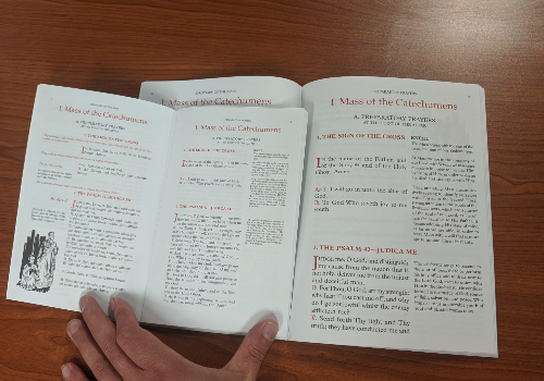 SUNDAY MISSAL BOOKLET - LARGE PRINT - LATIN/ENGLISH