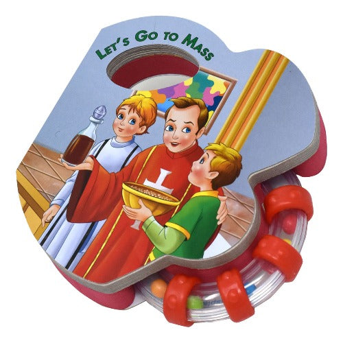 Let's Go to Mass Rattle Handle Board Book