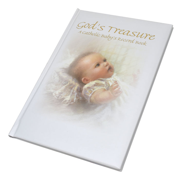 God's Treasure: Catholic Baby Record Book