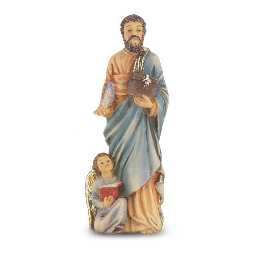 St Matthew 4" Hand Painted Patron & Protector