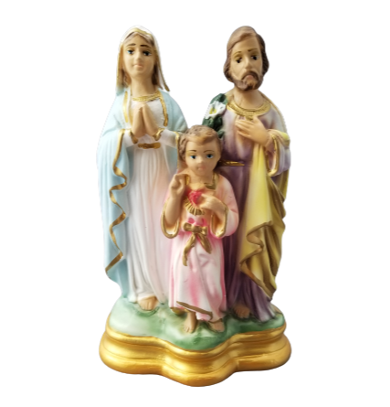 HOLY FAMILY - 8" CHALK - MADE IN ITALY