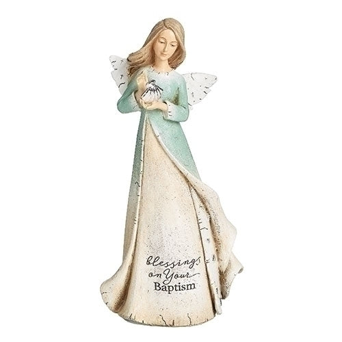 BAPTISM ANGEL - BLESSINGS ON YOUR BAPTISM - 7" HIGH