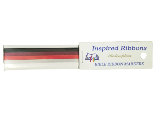 BIBLE RIBBONS - REDEMPTION - BLACK