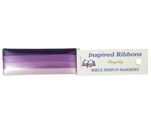 BIBLE RIBBONS - ROYALTY - PURPLE