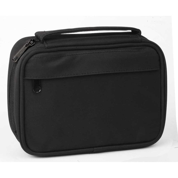 BIBLE COVER - PAPERBOOK  BACK - BLACK  MICROFIBER