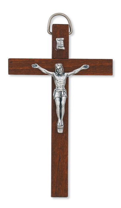 CRUCIFIX - 4" DARK BROWN