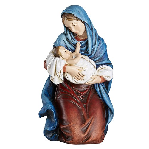 KNEELING MADONNA - RESIN - 12" X 6"