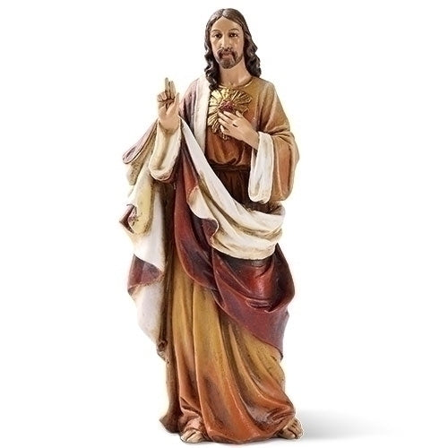 STATUE - SACRED HEART OF JESUS- 6.25" HIGH