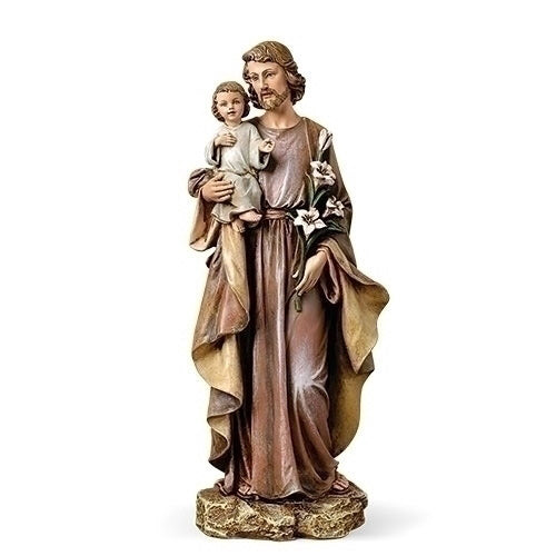 STATUE - ST JOSEPH AND CHILD - 10" HIGH