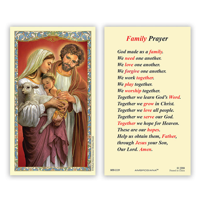 HOLY FAMILY - GOD MADE US FAMILY