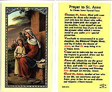 ST ANNE - PRAYER TO OBTAIN FAVORS