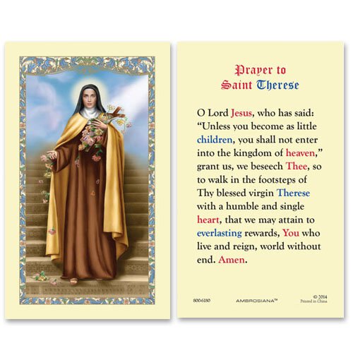 ST THERESE - PRAYER TO