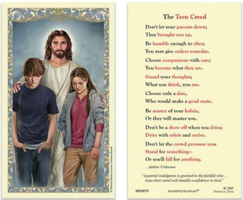 TEEN CREED JESUS WITH TEENS IMAGE