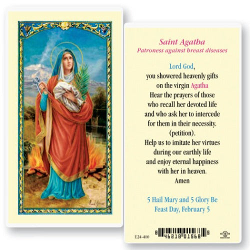 ST AGATHA - PATRON SAINT OF BREAST CANCER