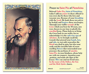 PRAYER TO SAINT PIO - 'BELOVED SAINT PIO..."