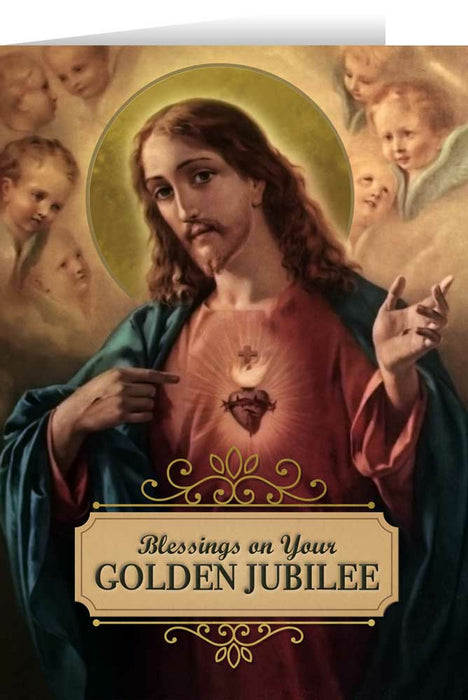 JUBILEE - GOLDEN 50 YEARS - PRIEST - SACRED HEART