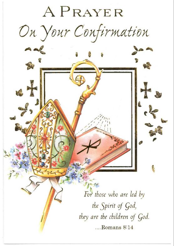 Confirmation Prayer Clip Art