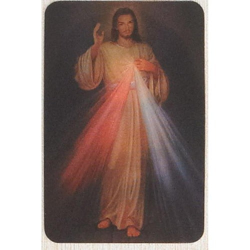 DIVINE MERCY 3D CARD