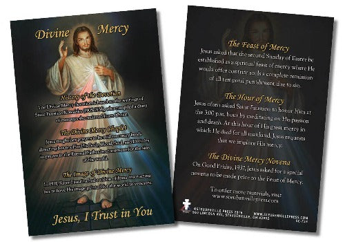 DIVINE MERCY EXPLAINED CARD