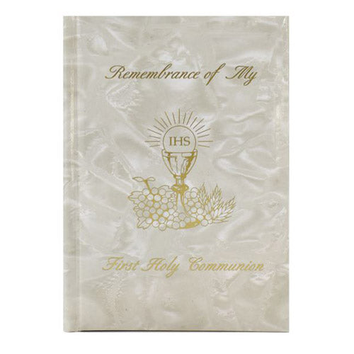 First Communion Missal White Simulated Pearl