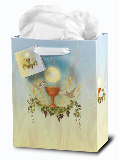 GIFT BAG - CHALICE - (L) 12" X 15" X 5"