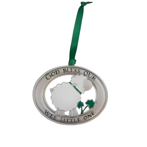 CRIB MEDAL - GOD BLESS OUR WEE LITTLE ONE