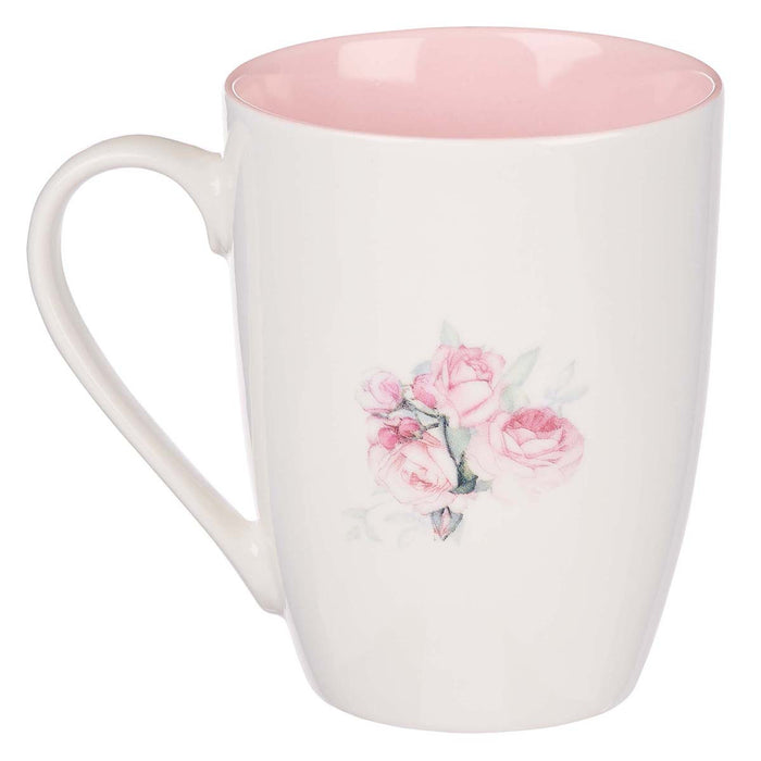 Coffee Mug New Strength Watercolor Floral 12oz