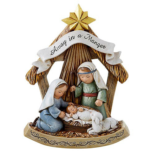 Child's Nativity Scene "Away in a Manger" Figure