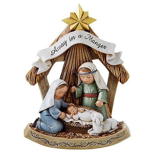 Child's Nativity Scene "Away in a Manger" Figure