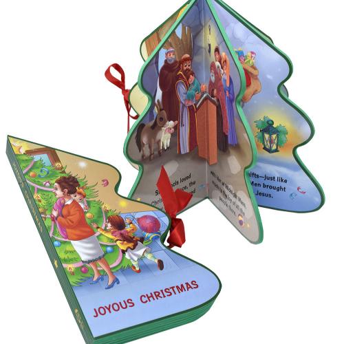 JOYOUS CHRISTMAS - TREE SHAPED BOARD BOOK