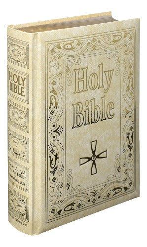 NEW CATHOLIC BIBLE - ST JOSEPH - WHITE - LARGE PRINT