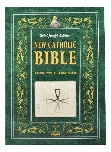 NEW CATHOLIC BIBLE - ST JOSEPH - WHITE - LARGE PRINT