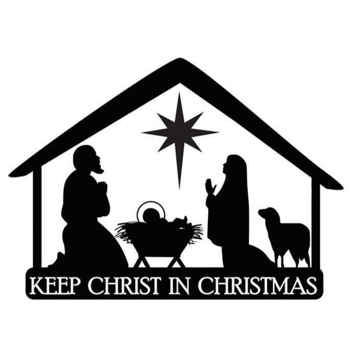 Auto Magnet Keep Christ in Christmas
