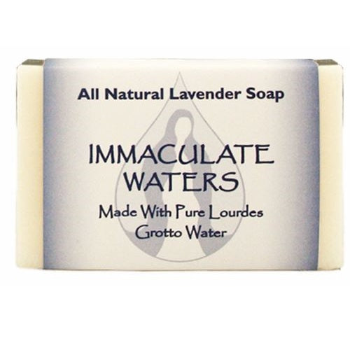 LOURDES WATER IN BAR SOAP - NATURAL LAVENDER SCENT