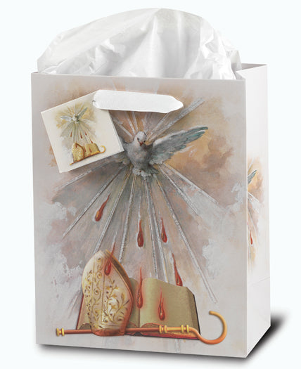 GIFT BAG - HOLY SPIRIT - CONFIRMATION - (S) 3 3/4" X 5" X 2"