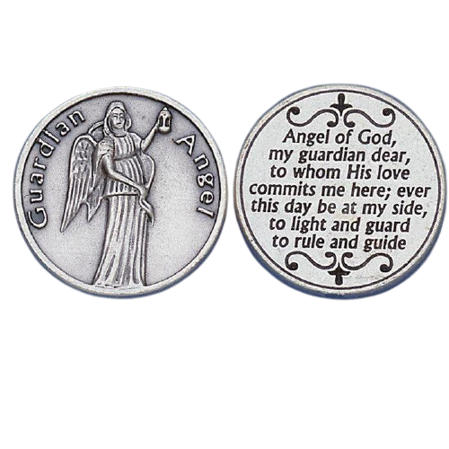 GUARDIAN ANGEL PRAYER POCKET TOKEN