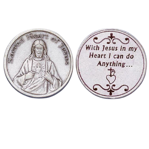 SACRED HEART POCKET TOKEN