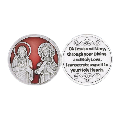 SACRED HEARTS CONSECRATION POCKET TOKEN