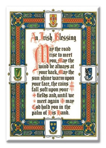 Postcard Magnet - Irish Blessings - 2" x 3" Mini