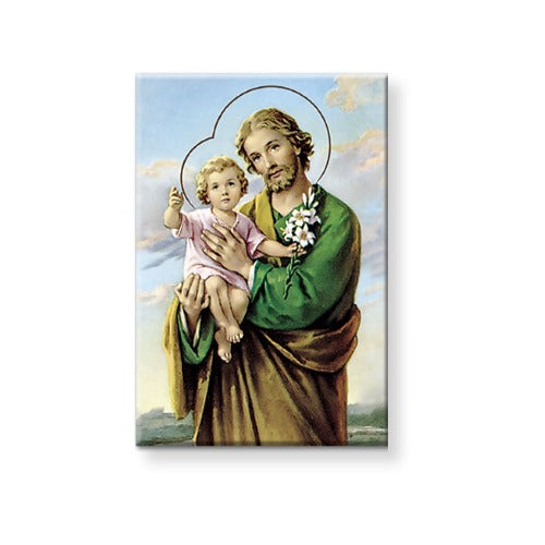 POSTCARD MAGNET - ST JOSEPH - 2 x 3" MINI