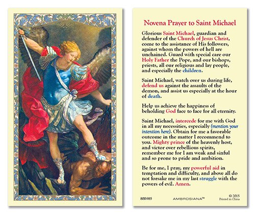 ST MICHAEL - NOVENA PRAYER TO