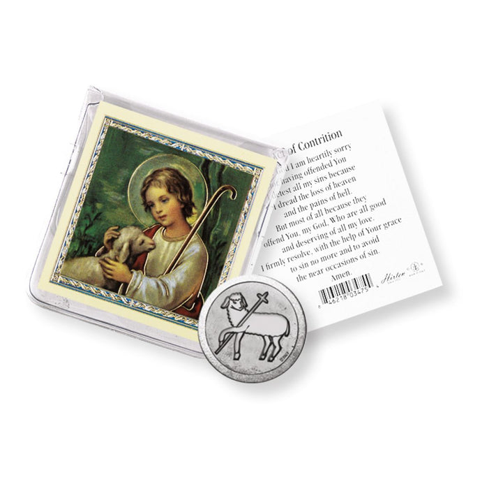 Penance Coin in Clear Pouch with Card