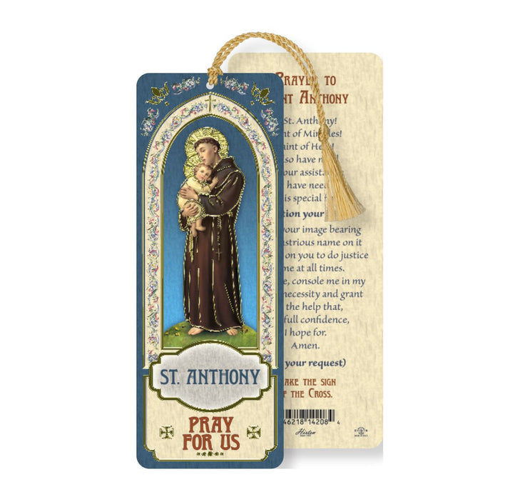 BOOKMARK - ST ANTHONY - TASSEL